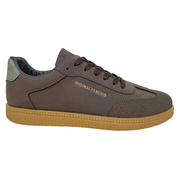 Original Penguin Mens Salsa Trainers - Chocolate - 