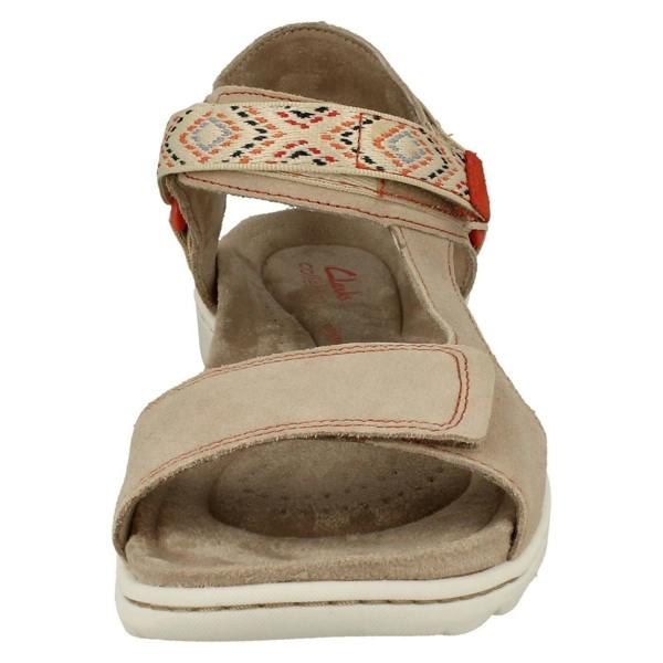 Clarks Ladies Clarks Aztec Detailed Strappy Sandals Amanda Step