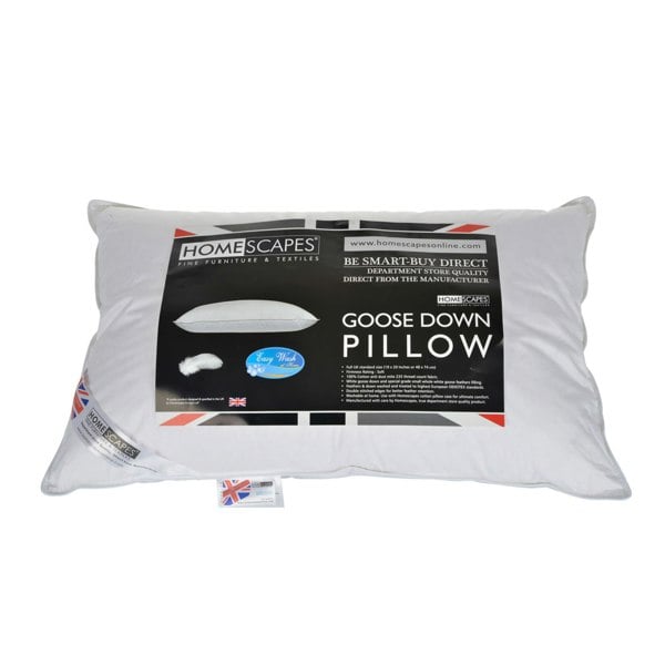 HOMESCAPES Goose Down Pillow