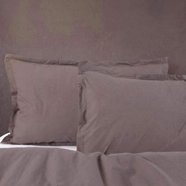 Martex Signature Washed Cotton Duvet Cover Set - Bare Earth