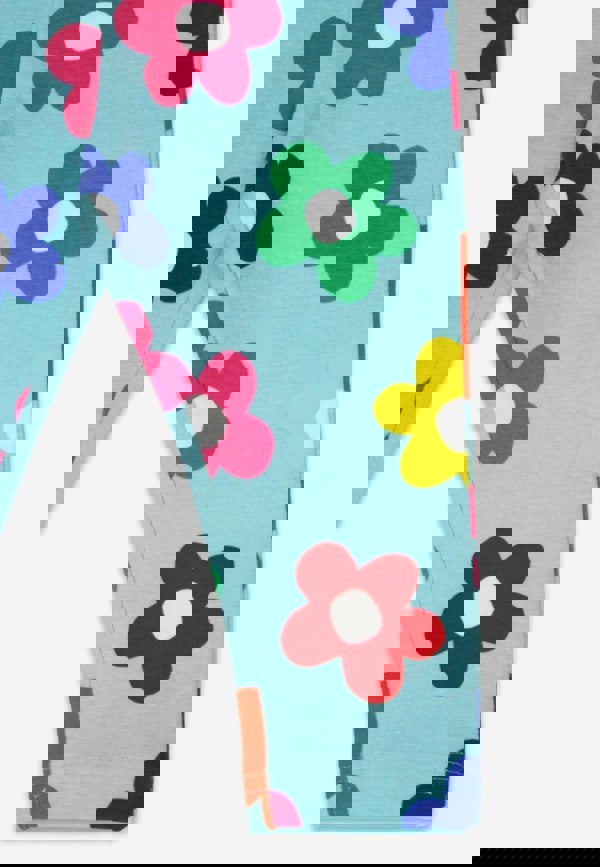 Organic Rainbow Bloom Print Leggings - Toby Tiger