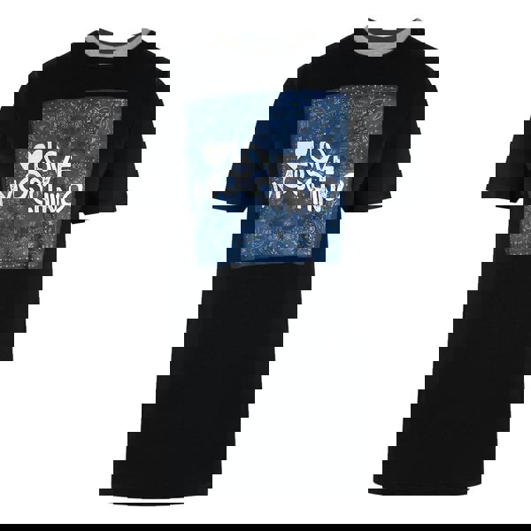 Moschino Love Moschino Paisley Print Logo Black T-Shirt