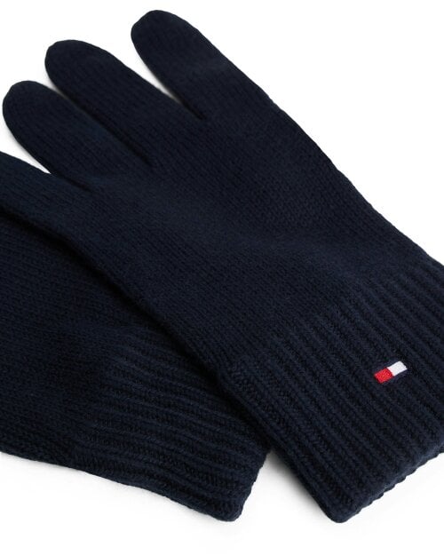 Tommy Hilfiger Essentials Flag Mens Gloves - Space Blue