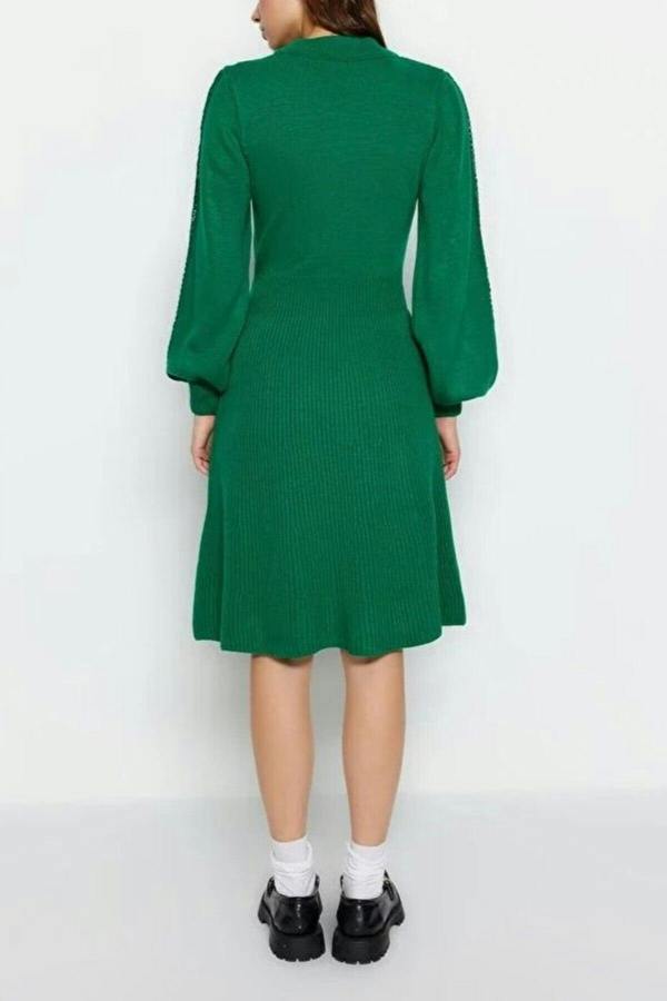WOVCOR Mini Knit Lace Dress