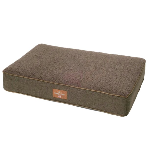 Snug and Cosy Pets Heritage Tweed Orthopaedic Pet Lounger - Comfort & Support