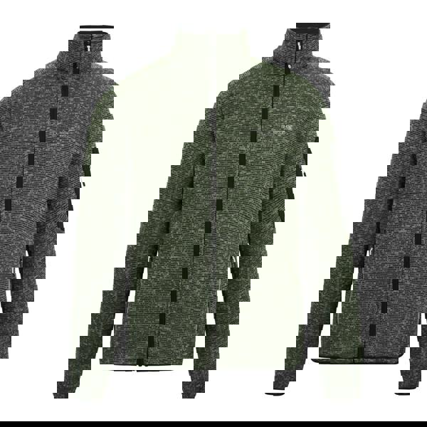 Regatta Mens Newhill Marl Full Zip Fleece Jacket - Light Sage