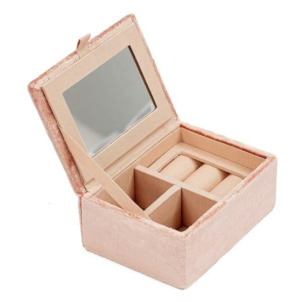 Pia Wings of Fortune Blush Velvet Jewellery Box