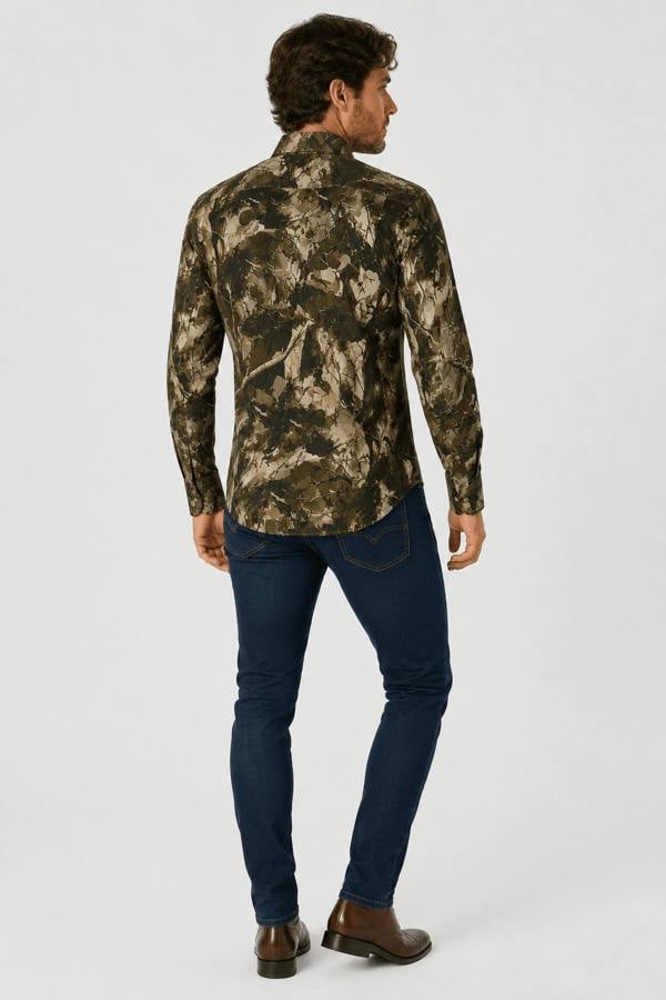 Woodland Stalker Real Tree Print Shirt - Claudio Lugli Shirts