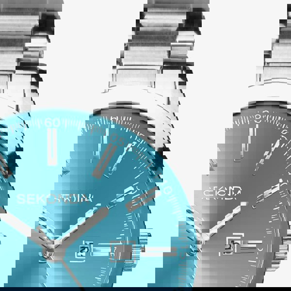 Sekonda Taylor Turquoise Sunray Dial Watch 40365