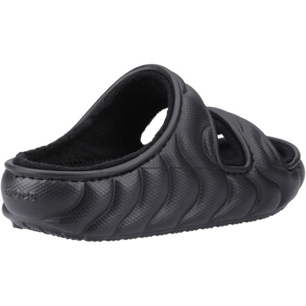Crocs Classic Cozzzy Overpuff Sandal Womens - Black