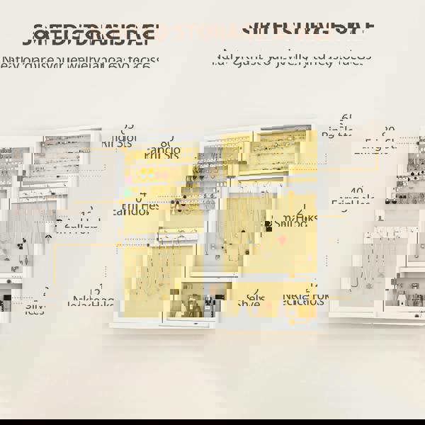 Wall-mounted Jewelry Cabinet