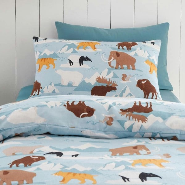 Ice Explorer Flannel Pillowcase (Pair) - Happy Linen Company