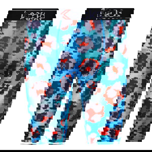 Kecks Teal Pantha Mens Boxer Shorts