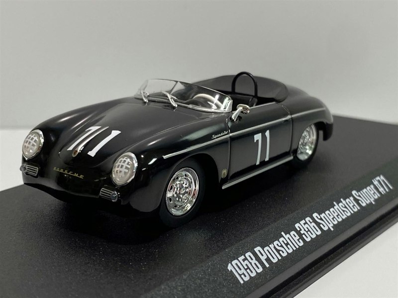 steve mcqueen 1958 porsche 356 speedster super #71 1:43 greenlight 86538