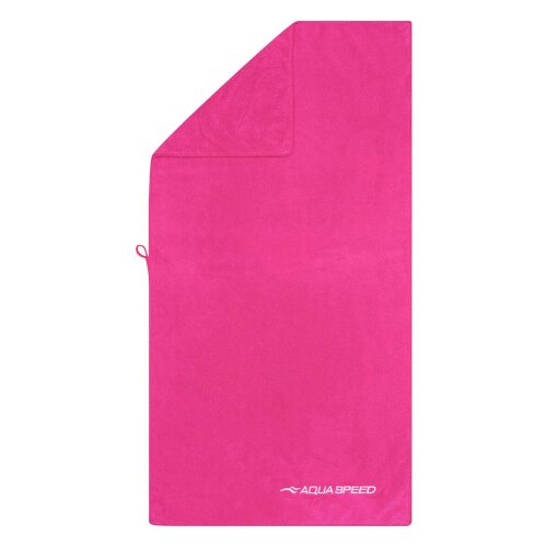 Aqua Speed Unisex DRY CORAL Lightweight Quick Dry Microfibre Towel 50 x 100cm for Sport - One Size - Pink