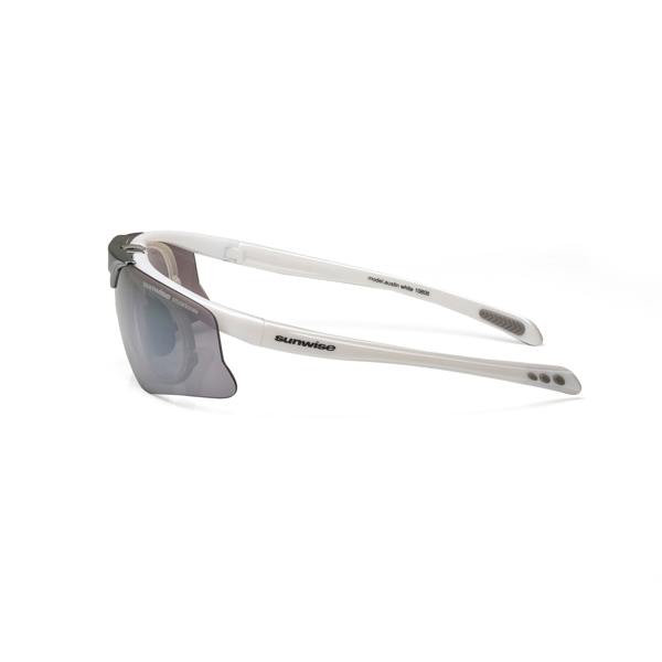 SUNWISE Austin White Prescription Sunglasses - Category 0-3