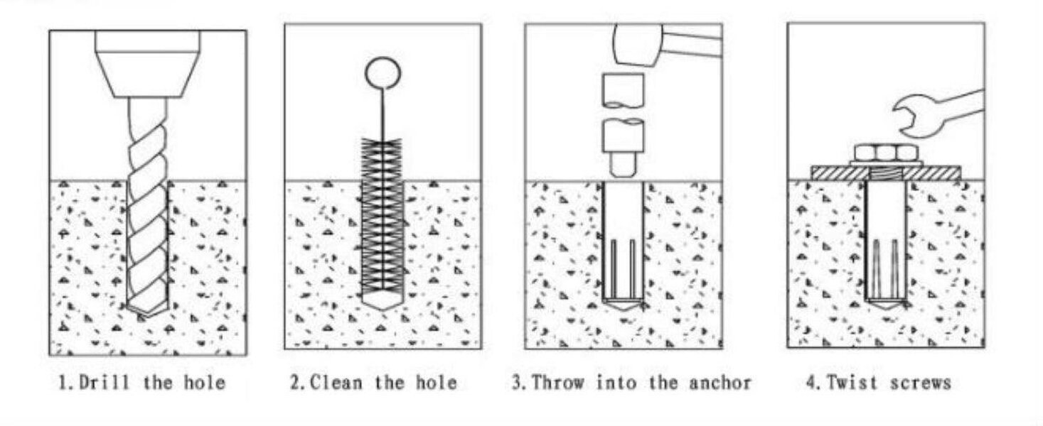 Fixaball Drop In Anchor Setting Tool M16 Zinc BZP