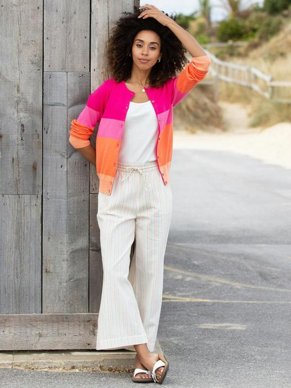Kite Womens Organic Sandecotes Knit Cardigan Sunset