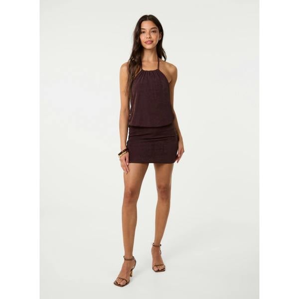 Pink Vanilla Acetate Halter Neck Dress