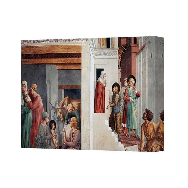 Benjamin Tate Design Renaissance Style Nativity Scene Canvas Wall Art Decor