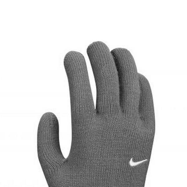 Nike Mens Knitted Swoosh Gloves - Grey - 