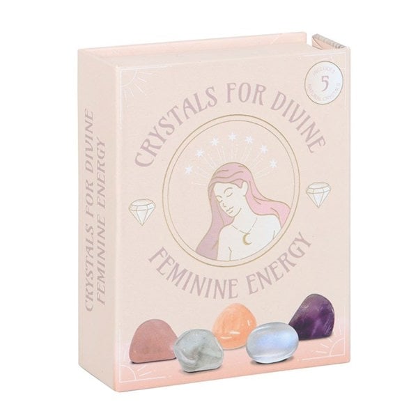 Serano Set of 5 Crystals for Divine Feminine Energy