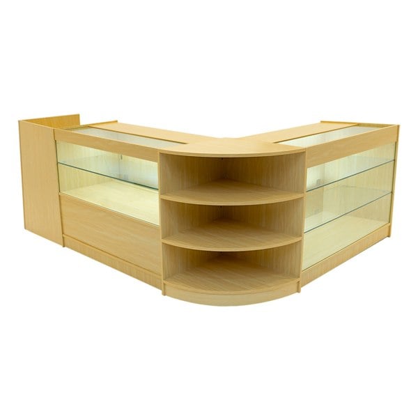 Monstershop Theia LED Shop Counter Set K1200, C1200, TB60 & LM60 - Maple
