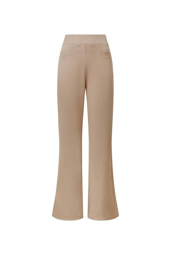James Lakeland Taupe Bootleg Trousers