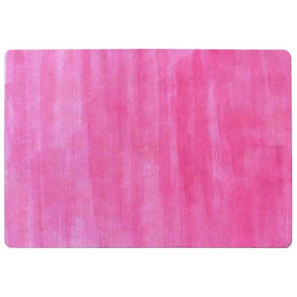 Benjamin Tate Design Pink Watercolour Strokes Rug