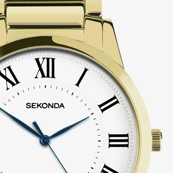 Sekonda Mens Beaumont Gold Plated Watch 30247
