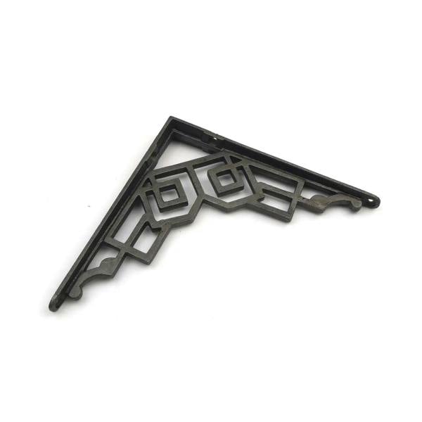 3 x Art Deco Cast Iron Shelf Bracket - 150mm x 150mm