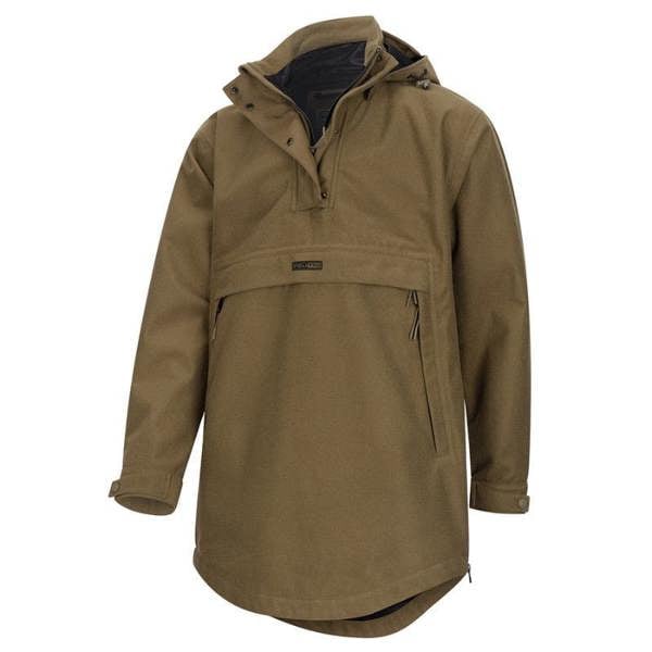Hoggs of Fife Torness Trilaminate waterproof smock in field brown for shooters needing reliable rain protection