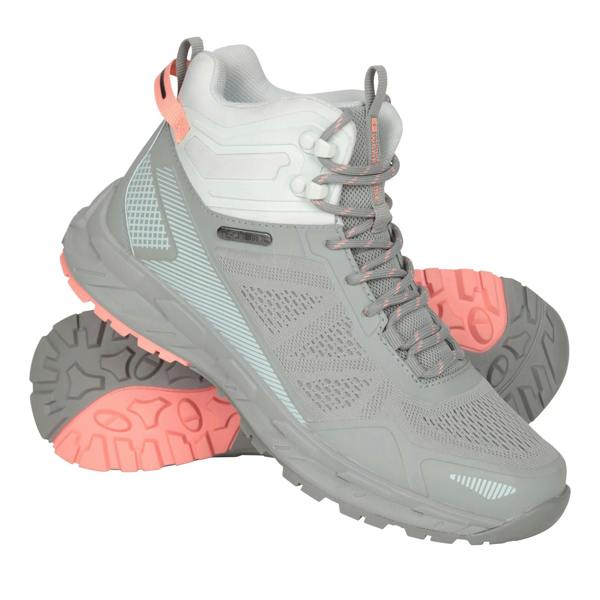 Mountain Warehouse Womens/Ladies Crusade Lightweight Waterproof Boots - Pale Green - 