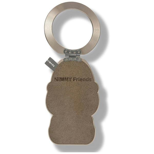 Nimmy Friends Nimmy Cool & Cute 2.0 Gorilla Embroidery Magnetic Stand with MagSafe Black - N-KM-BSZJ-016