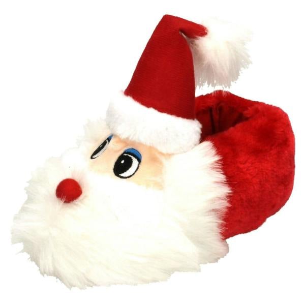 Spot On Childrens Unisex Spot On Flat Novelty Santa Slippers