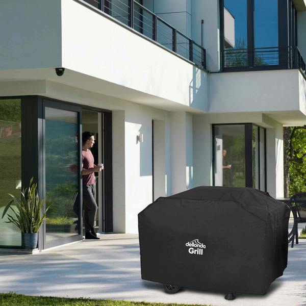 Dellonda DG18 Barbecue Covers Action shot - in garden - 2nd perspective