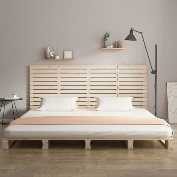 Berkfield Wall Headboard 156x3x91.5 cm Solid Wood Pine