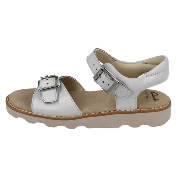 Clarks Girls Clarks Casual Summer Sandals Crown Bloom K