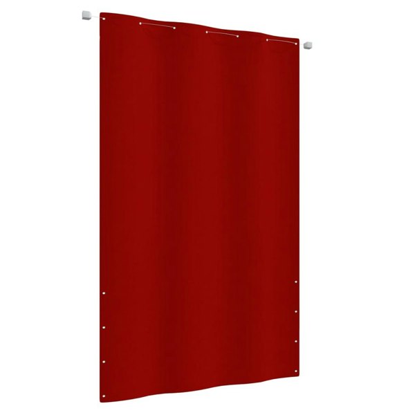 Berkfield Balcony Screen Red 140x240 cm Oxford Fabric