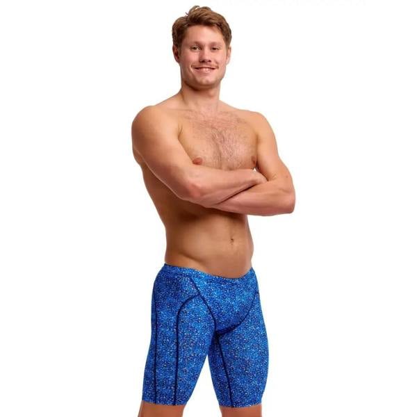 Funky Trunks Pebbles Swim Training Jammer - Blue