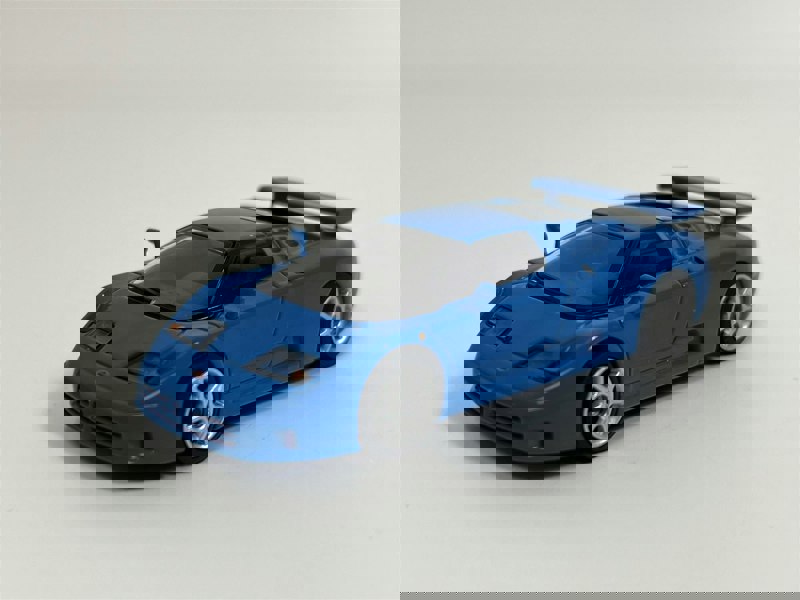Mini GT Bugatti EB110 Super Sport Blue Bugatti LHD 1:64 Scale Mini GT MGT00890L