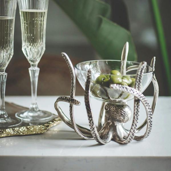Culinary Concepts Mini Octopus Stand & Glass Bowl