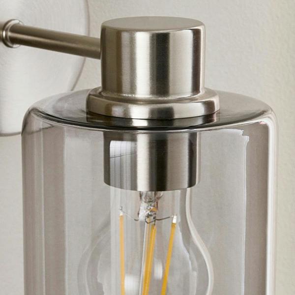 Pagazzi Lighting Kingsholm Brushed Satin Nickel Wall Light