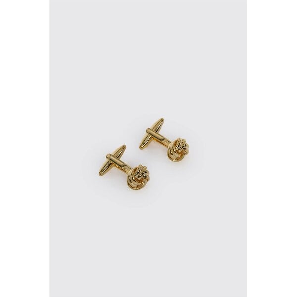 Limehaus Gold Classic Knot Cufflinks
