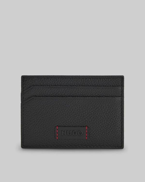 HUGO Ethon HI EVO Mens Card Case - Black 001 | CHO | Designer Accessories,Mens Accessories,Wallets & Purses