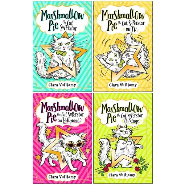 Marshmallow Pie the Cat Superstar Series 4 Book Set By Clara Vulliamy Marshmallow Pie & more