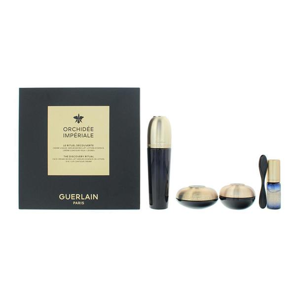 Guerlain Orchidee Imperiale Discovery Ritual Gift Set Face Cream, Micro-Lift Serum, Essence-In-Lotion, Eye/Lip Cream
