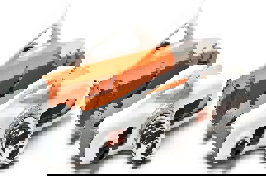 Awe White Cassette Road 55mm Brake Blocks Grey/Orange/White