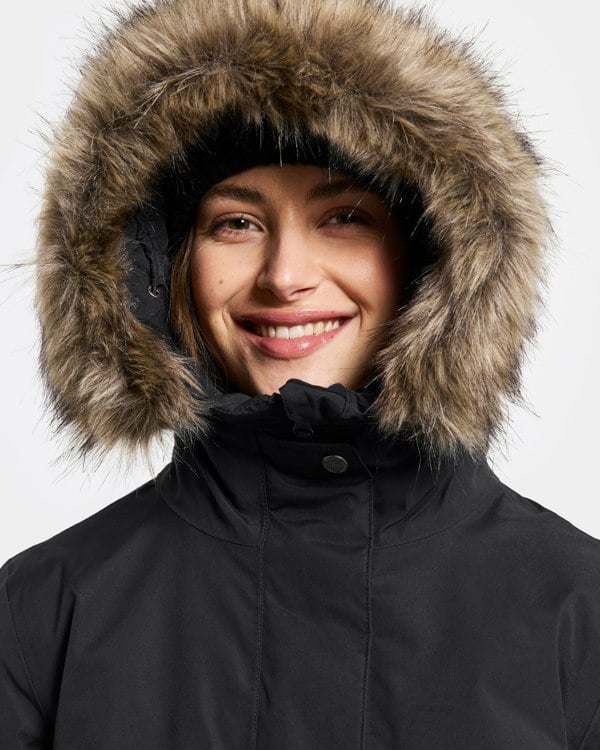 Didriksons Erna Womens Parka - Black 060