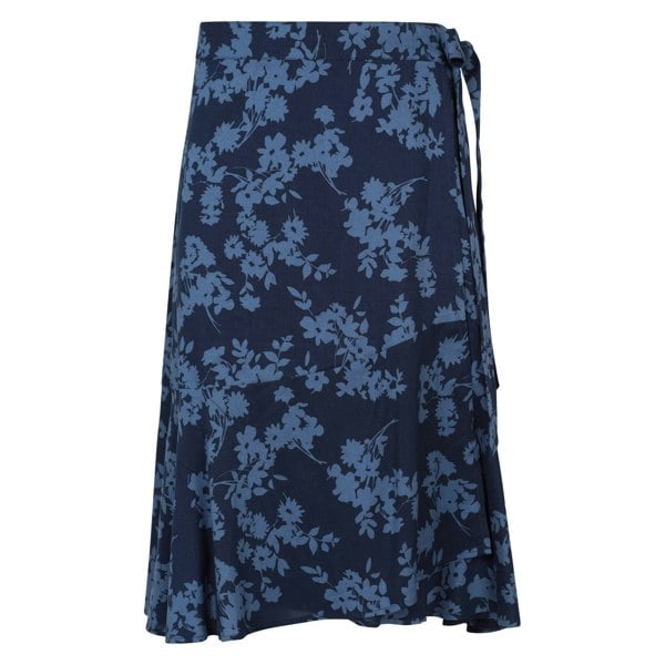 Mountain Warehouse Womens/Ladies Papamoa Floral Wrap Skirt - Dark Blue